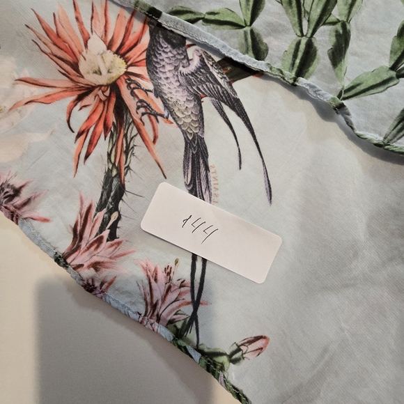 AllSaints Essey Senja Dress Viscose Shift V-neck  Sleeveless Size 2 - Picture 13 of 13